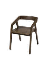 Nicholas Onyx Brown Wood Dining Chair