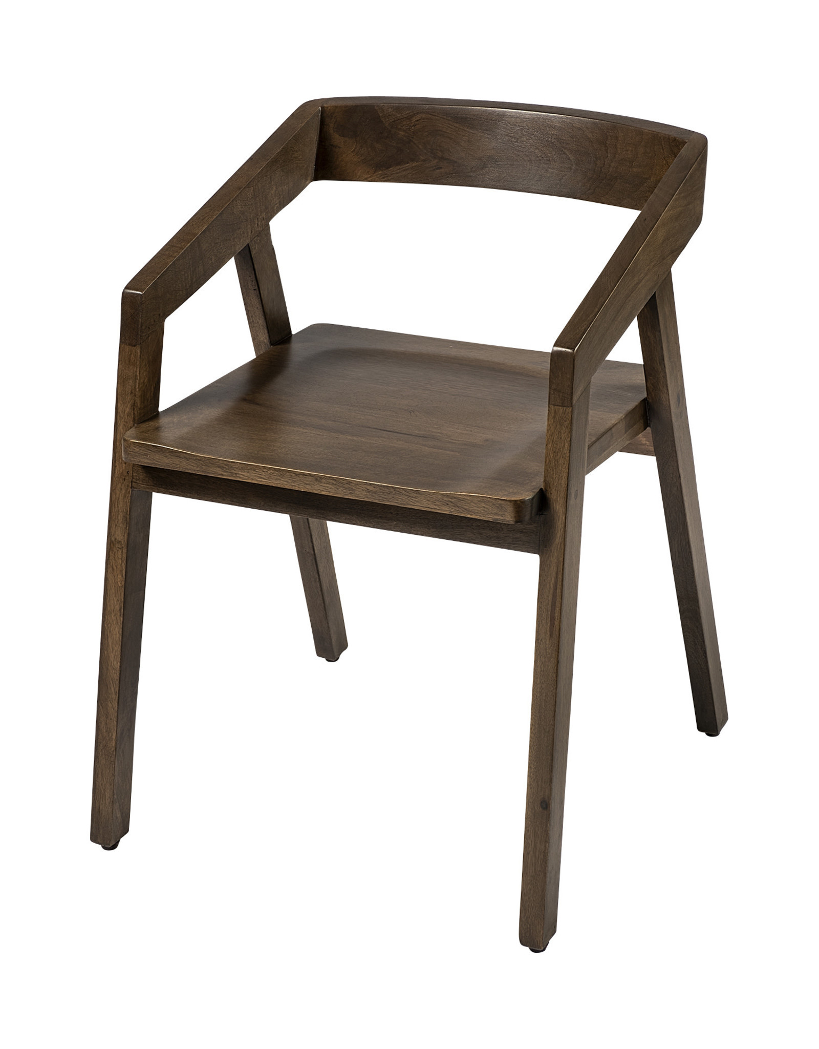 Nicholas Onyx Brown Wood Dining Chair