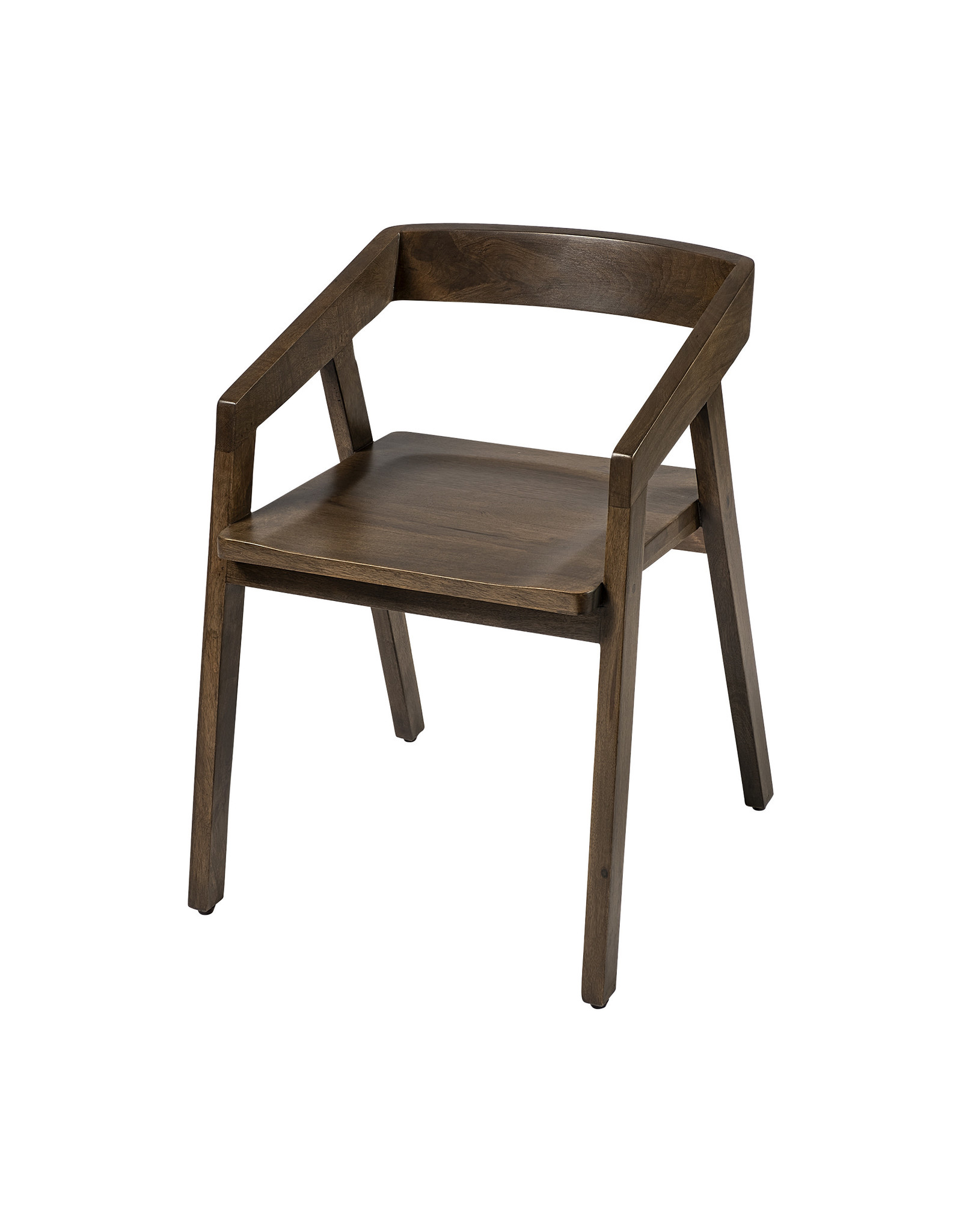 Nicholas Onyx Brown Wood Dining Chair