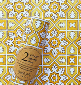 Pakistan Tile Gift Wrapping Paper - S/2