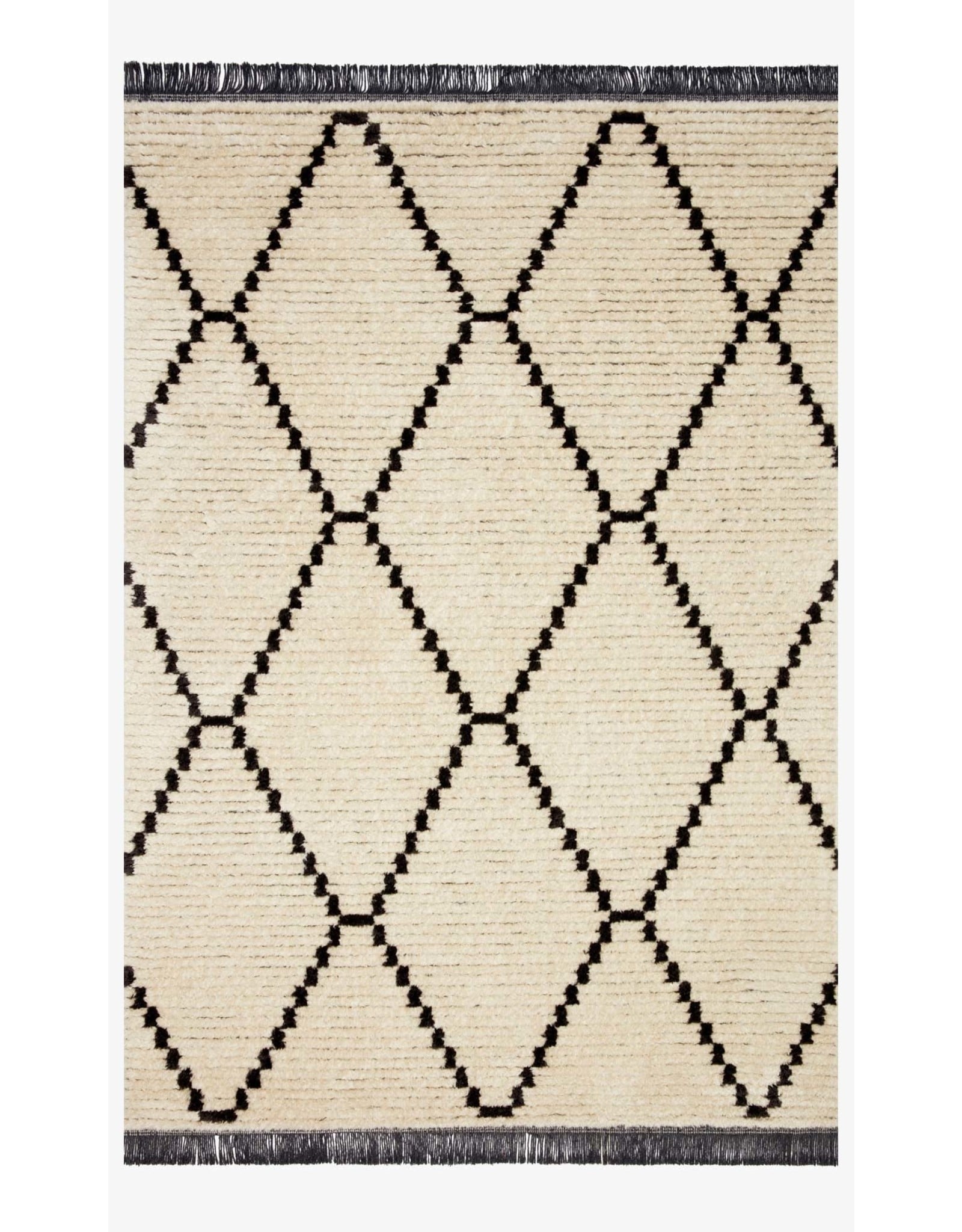 Chris Loves Julia x Loloi Alice Rug ALI-04  - Cream/Charcoal
