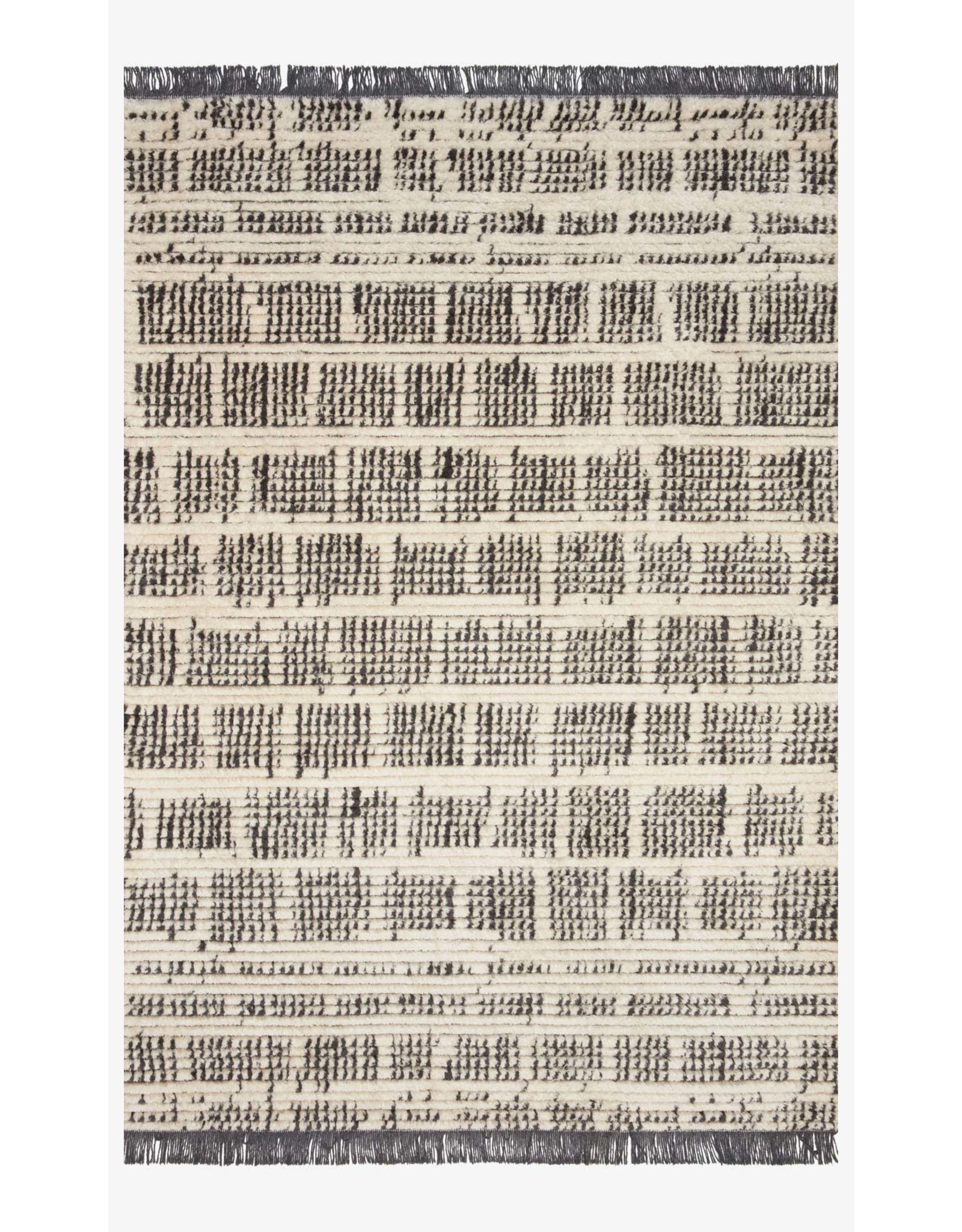 Chris Loves Julia x Loloi Alice Rug ALI-02 Cream/Charcoal