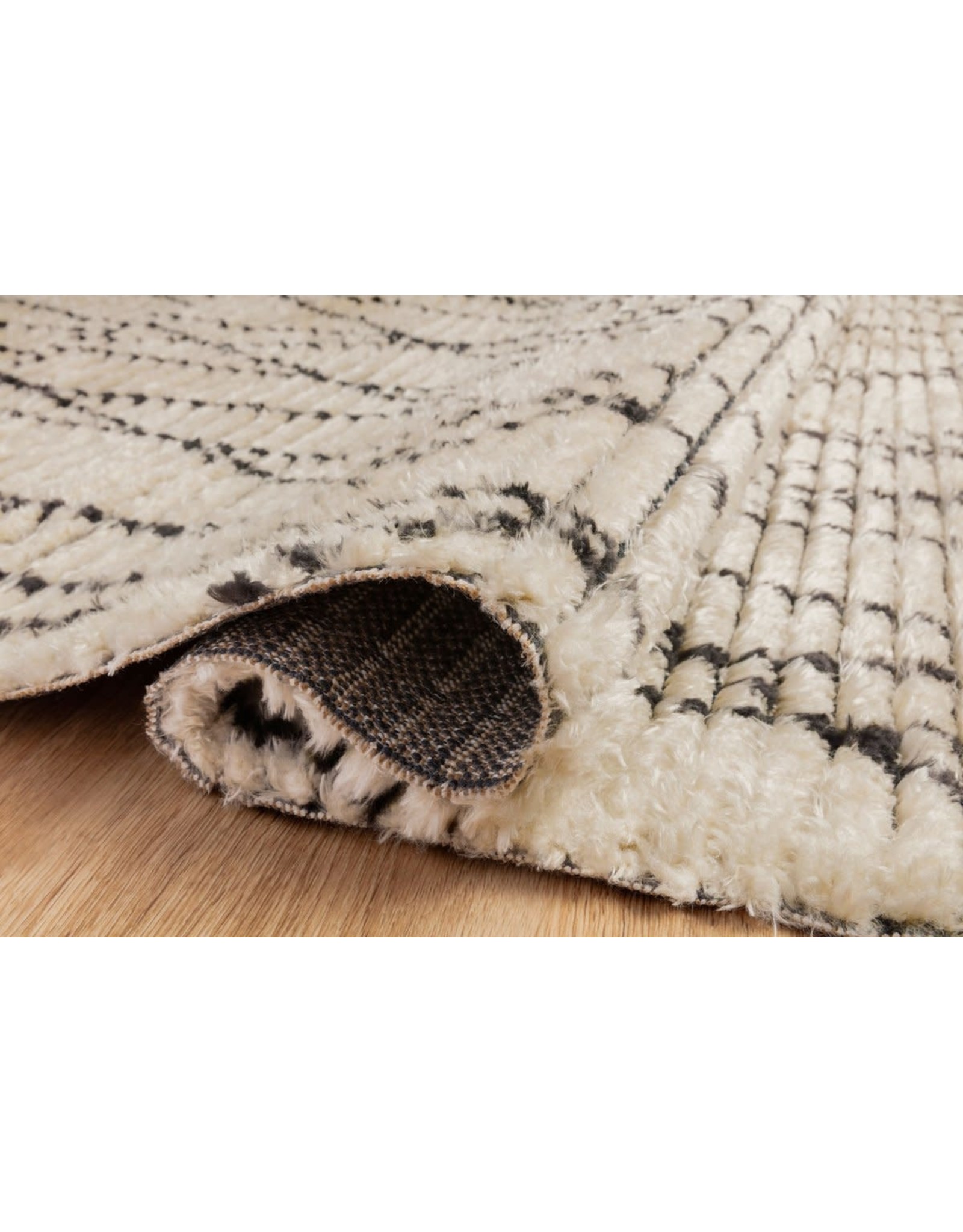 Chris Loves Julia x Loloi Alice Rug ALI-01 Cream/Charcoal