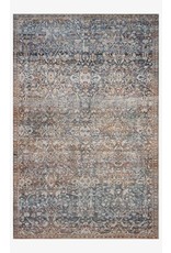 Chris Loves Julia x Loloi Jules Rug JUL-06 Denim/Spice