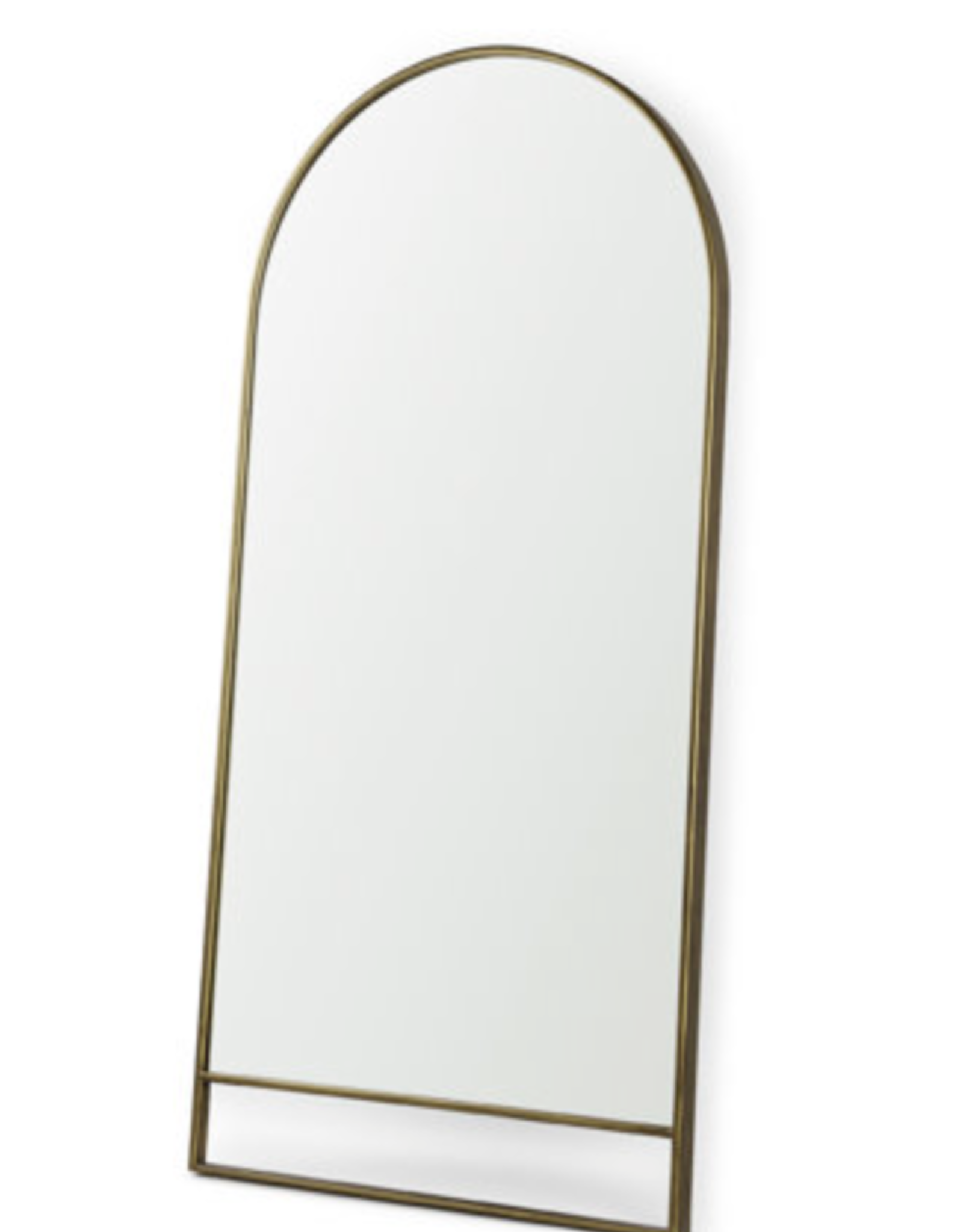 Sadie Arch Floor Mirror, Antique Gold  - 36x76