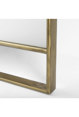 Sadie Arch Floor Mirror, Antique Gold  - 36x76