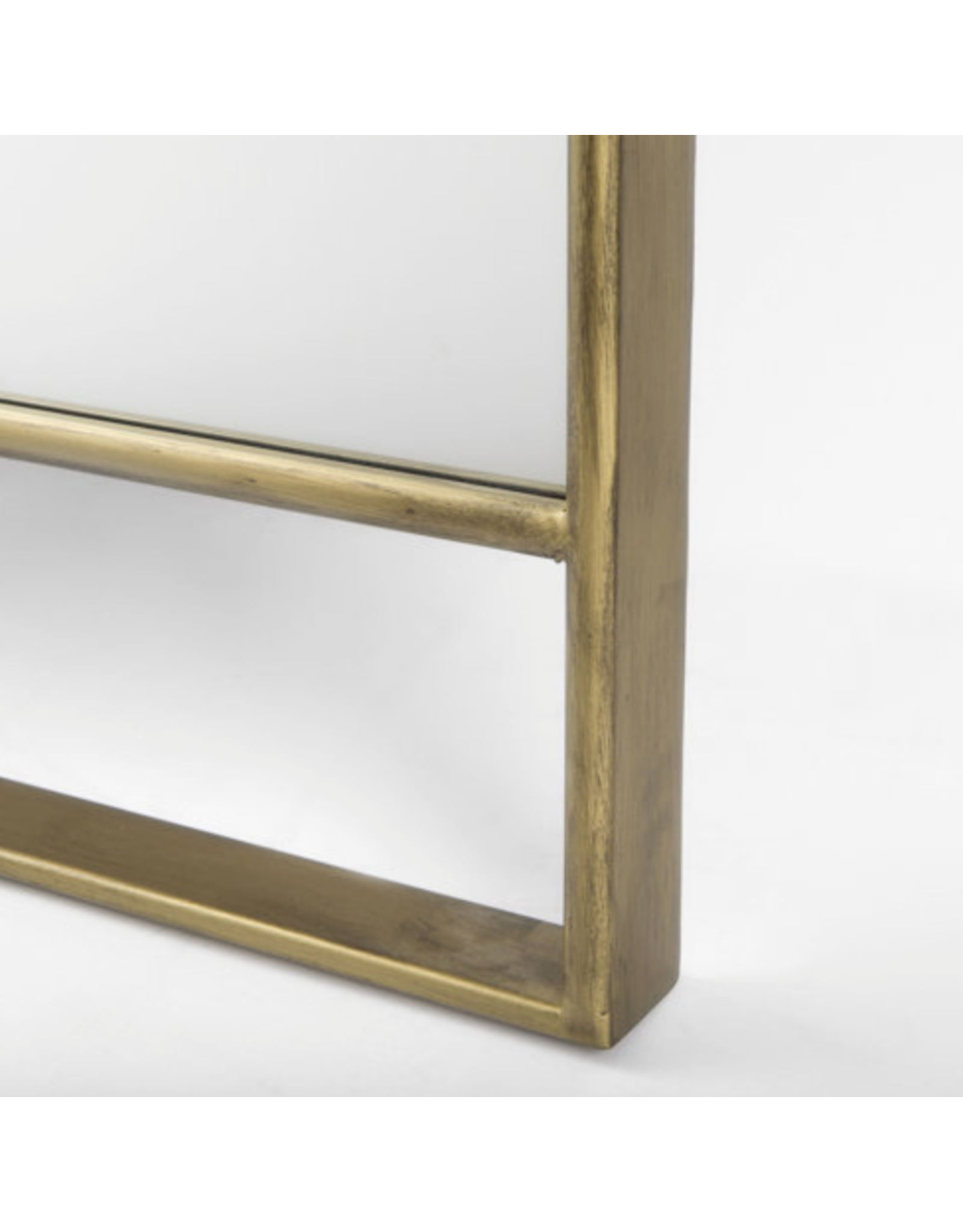 Sadie Arch Floor Mirror, Antique Gold  - 36x76