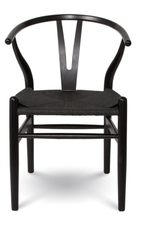 Frida Wishbone Dining Chair – Matte Black