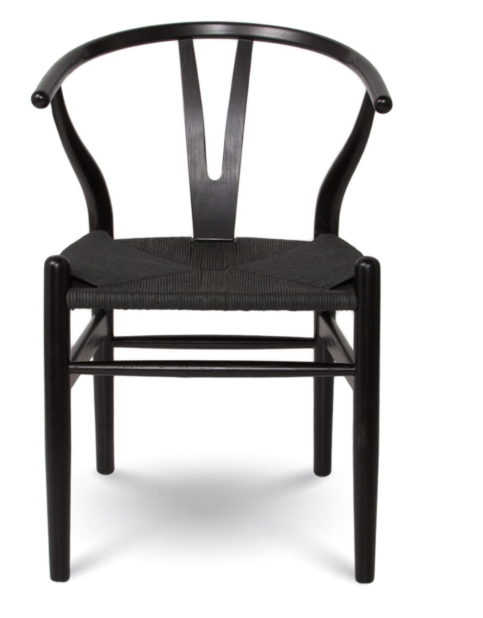 Frida Wishbone Dining Chair – Matte Black