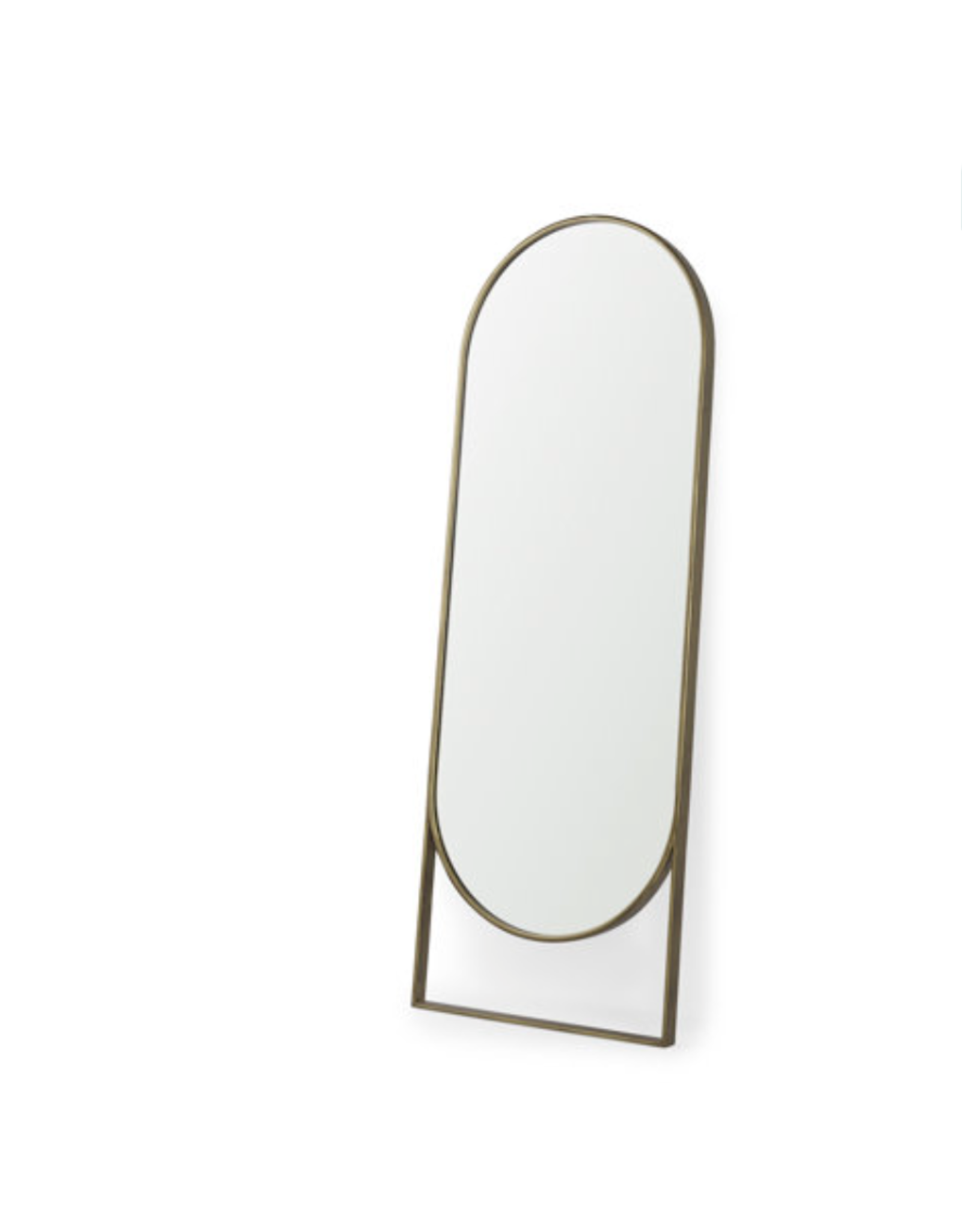 Sadie Arch Floor Mirror, Antique Gold - 28x78