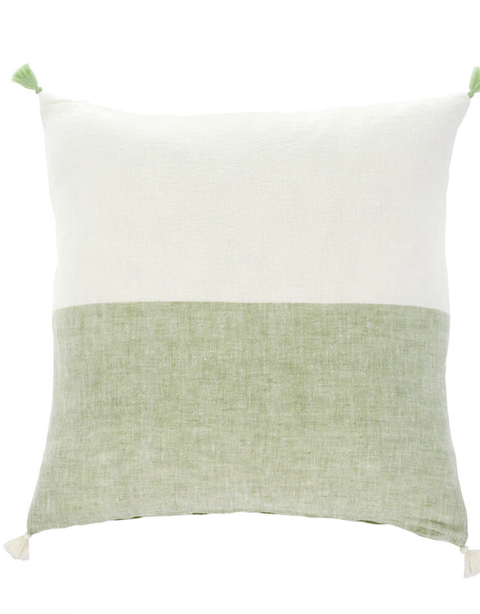 Layla Linen Pillow Green 20x20