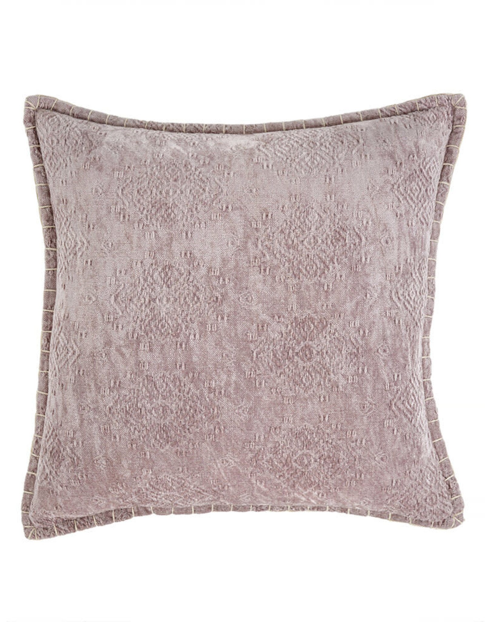 Jacquard Velvet Cushion Pink  20x20