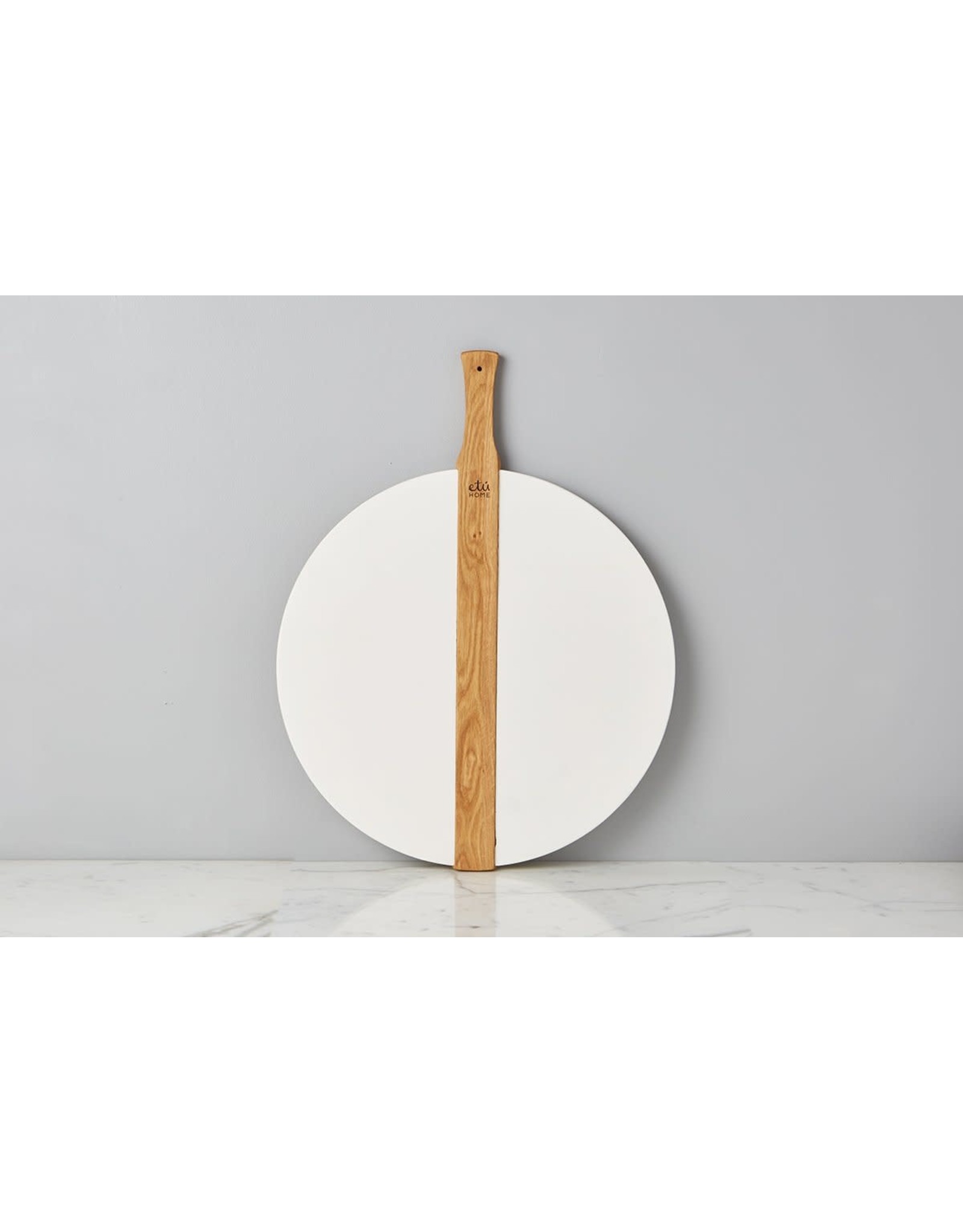 Etú White Round Pizza Board - Large
