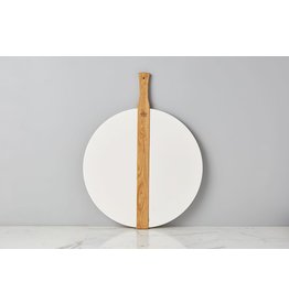 Etú White Round Pizza Board - Large