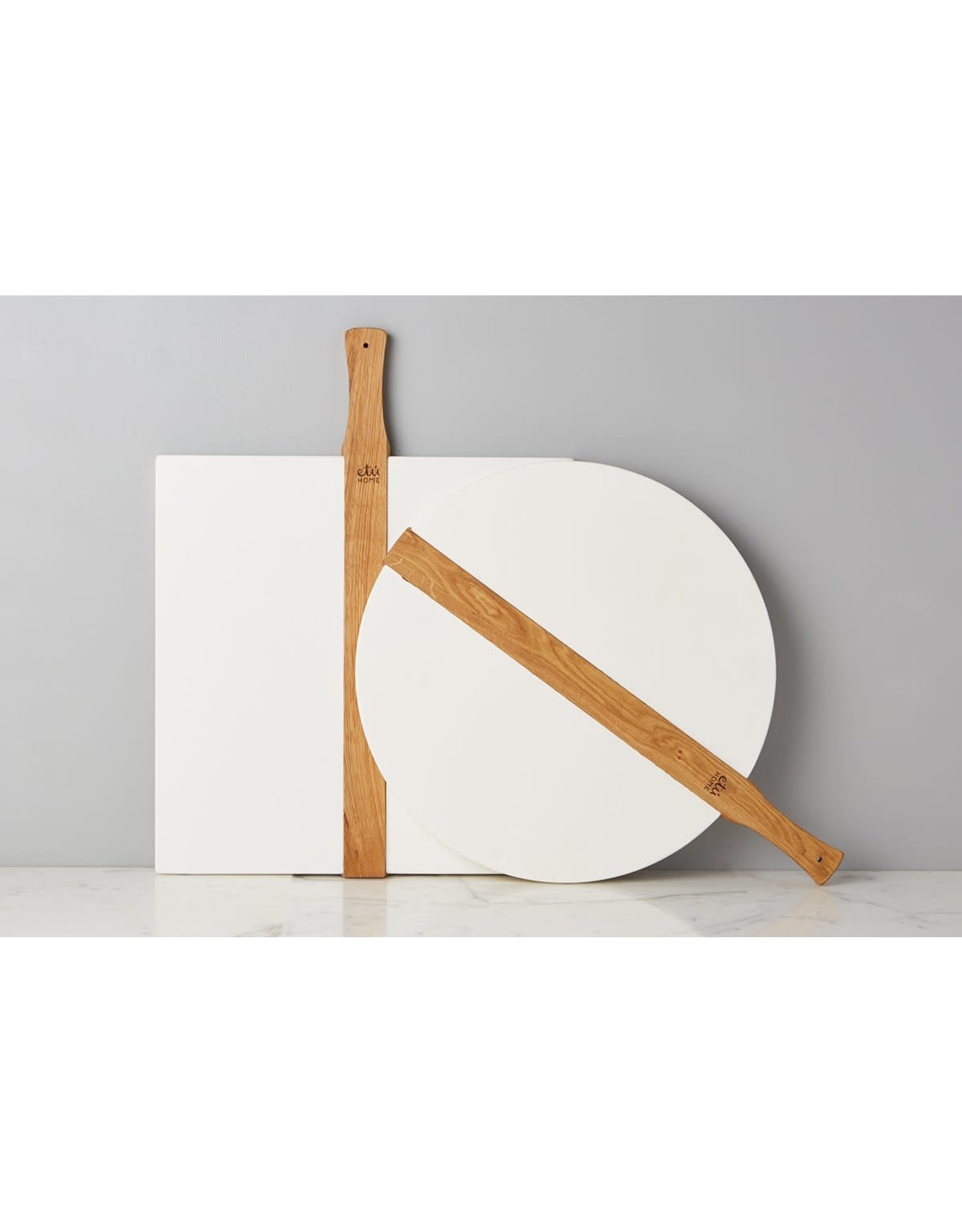 Etú White Round Pizza Board - Large