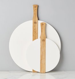 Etú White Round Pizza Board - Small