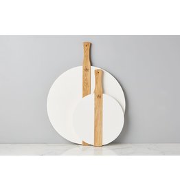 Etú White Round Pizza Board - Small