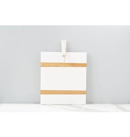 White Rectangle Charcuterie Board - Medium