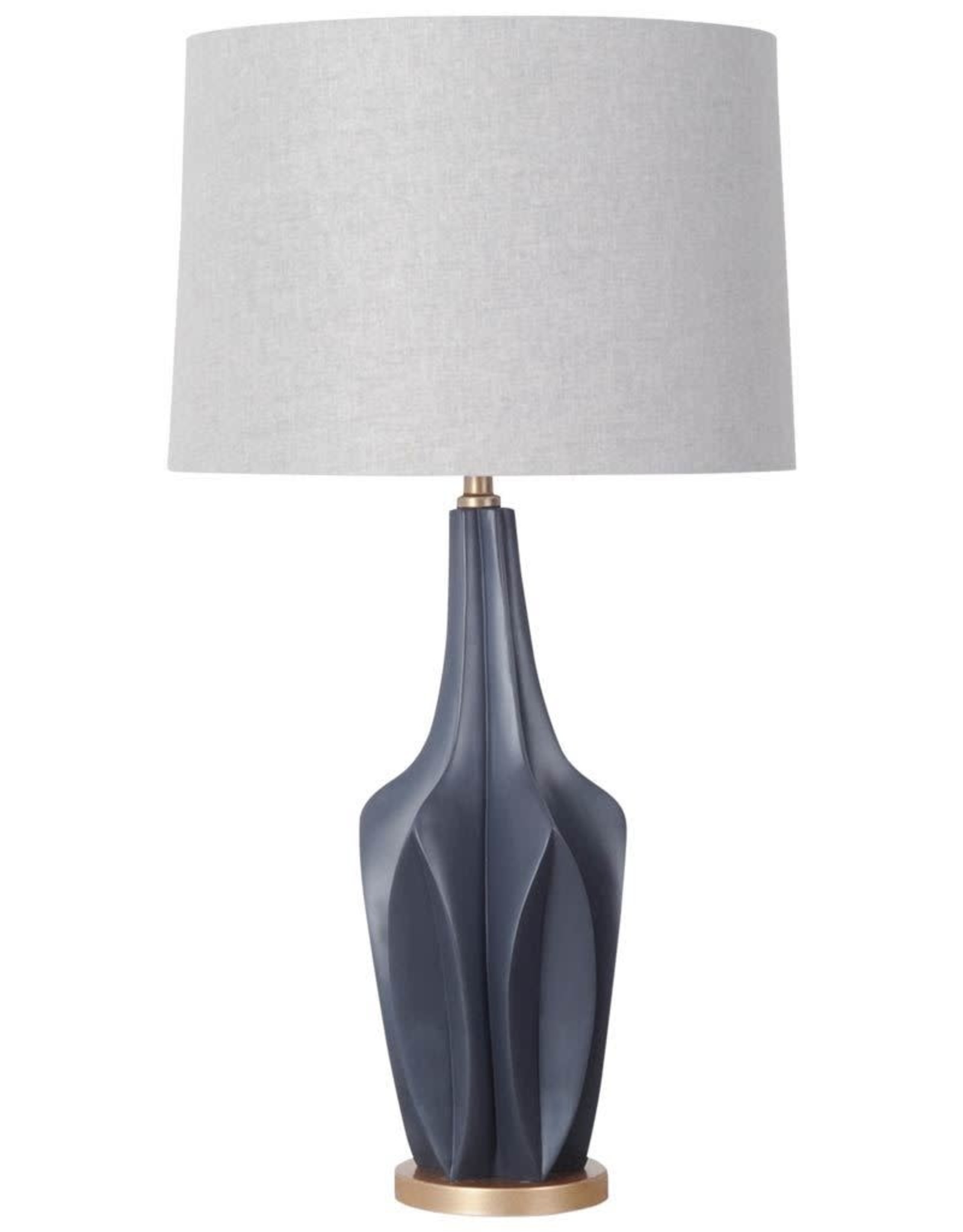 Bravar III 30" Gray-Blue Table Lamp
