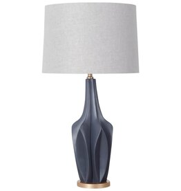 Bravar III 30" Gray-Blue Table Lamp