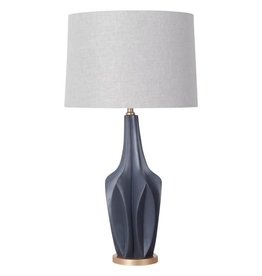 Bravar III 30" Gray-Blue Table Lamp