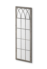 Midvale Wood Frame Metal Trellis Full Length Mirror