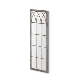 Midvale Wood Frame Metal Trellis Full Length Mirror