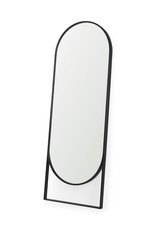Sadie Arch Floor Mirror, Black - 28x78