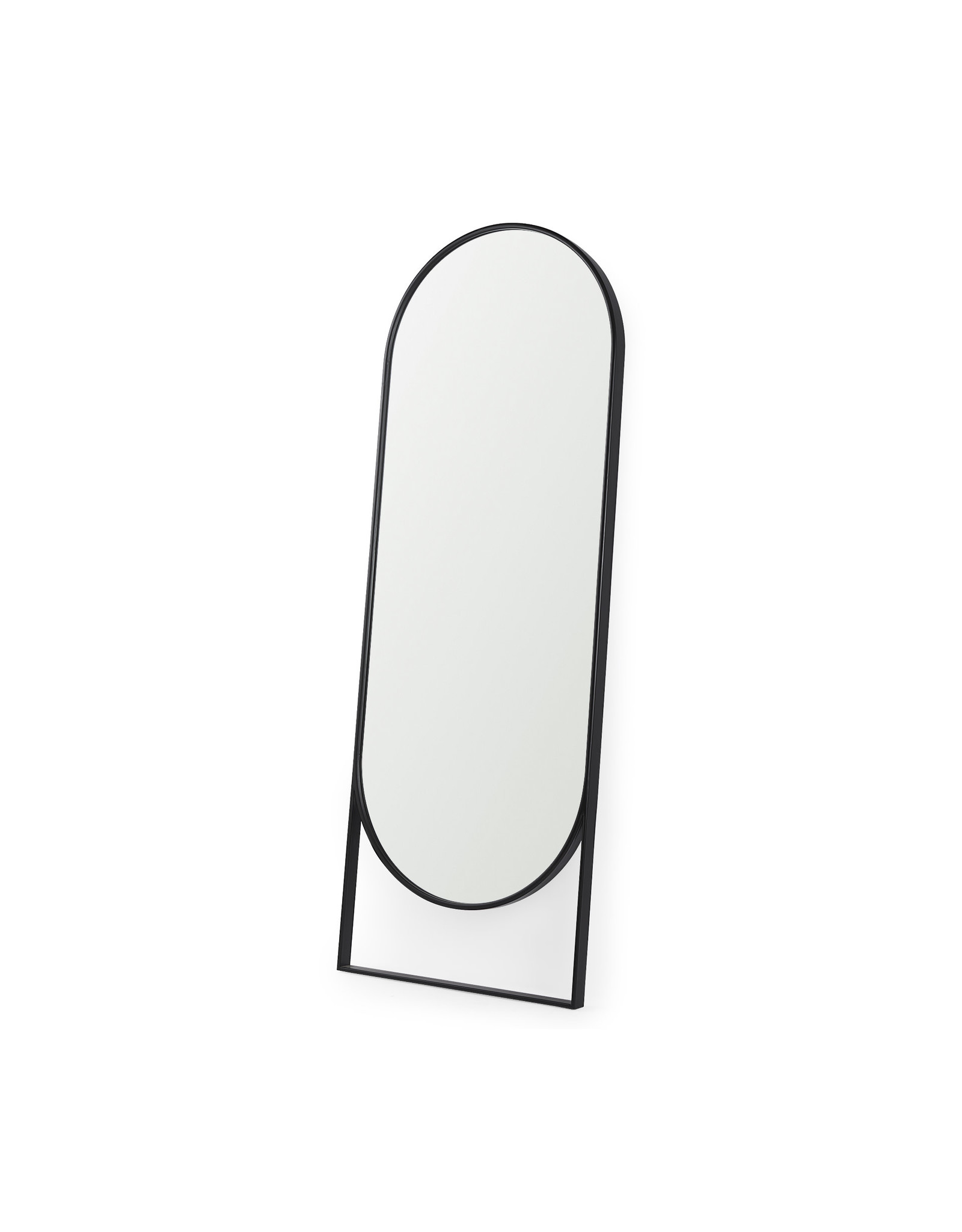 Sadie Arch Floor Mirror, Black - 28x78