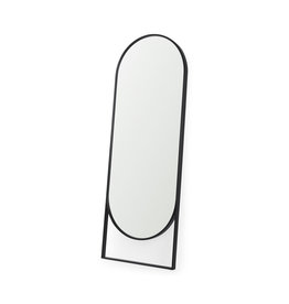 Sadie Arch Floor Mirror, Black - 28x78