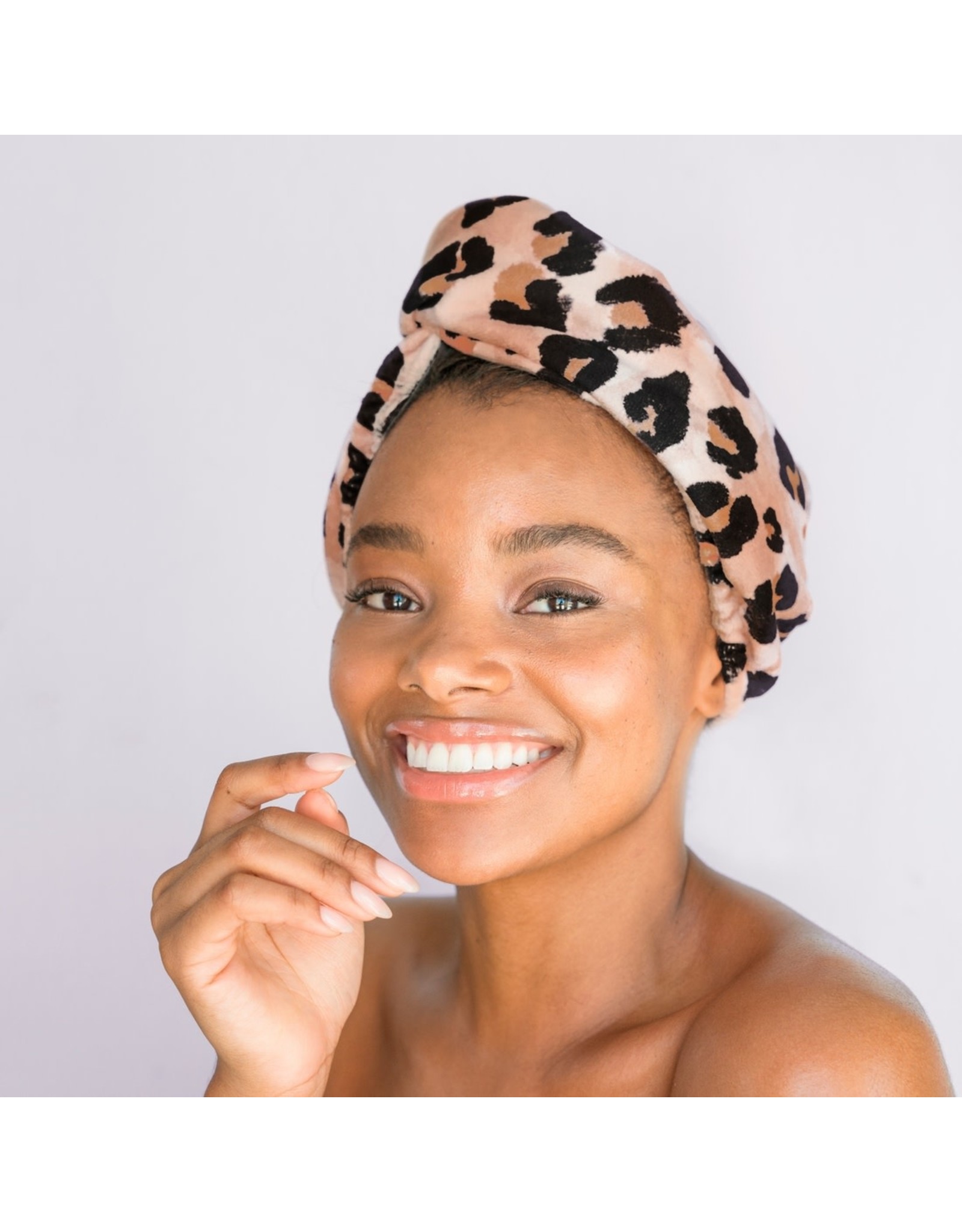 Quick Dry Hair Towel - Leopard