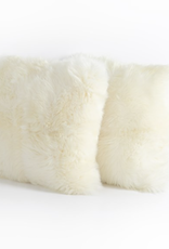 Lalo Lambskin Pillows - Cream