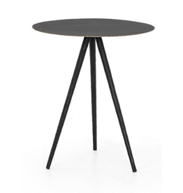 Trula End Table - Rubbed Black