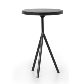 Corin End Table - Bluestone/Powder Blk