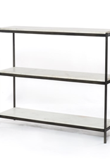Felix Small Console Table - Hammered Grey