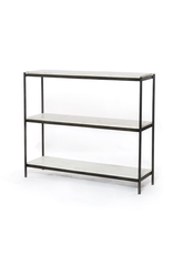 Felix Small Console Table - Hammered Grey