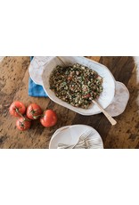 Distressed White Dough Bowl, Small