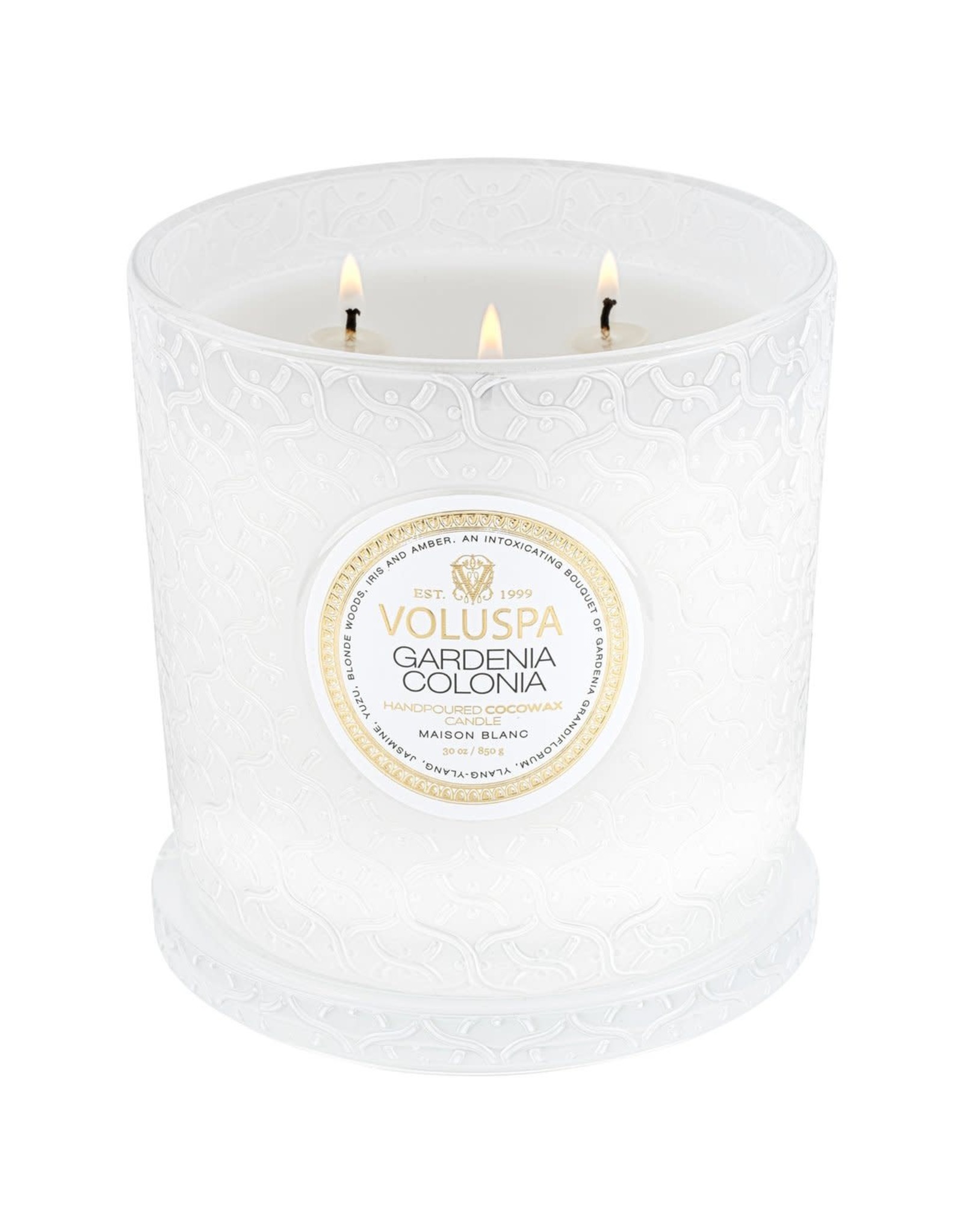 Gardenia Colonia Luxe Candle
