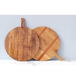 Round Oak Charcuterie Board, Large