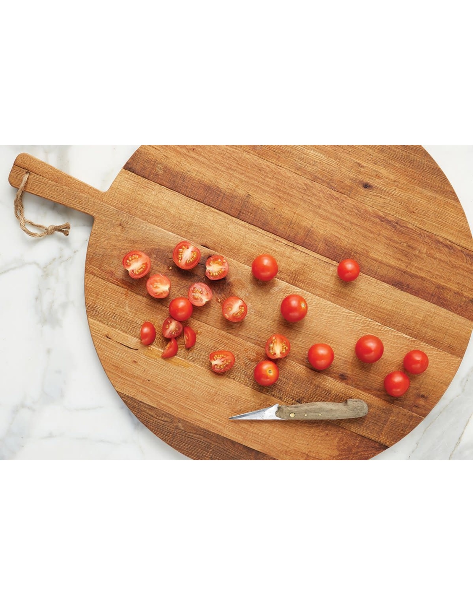Round Oak Charcuterie Board, Large