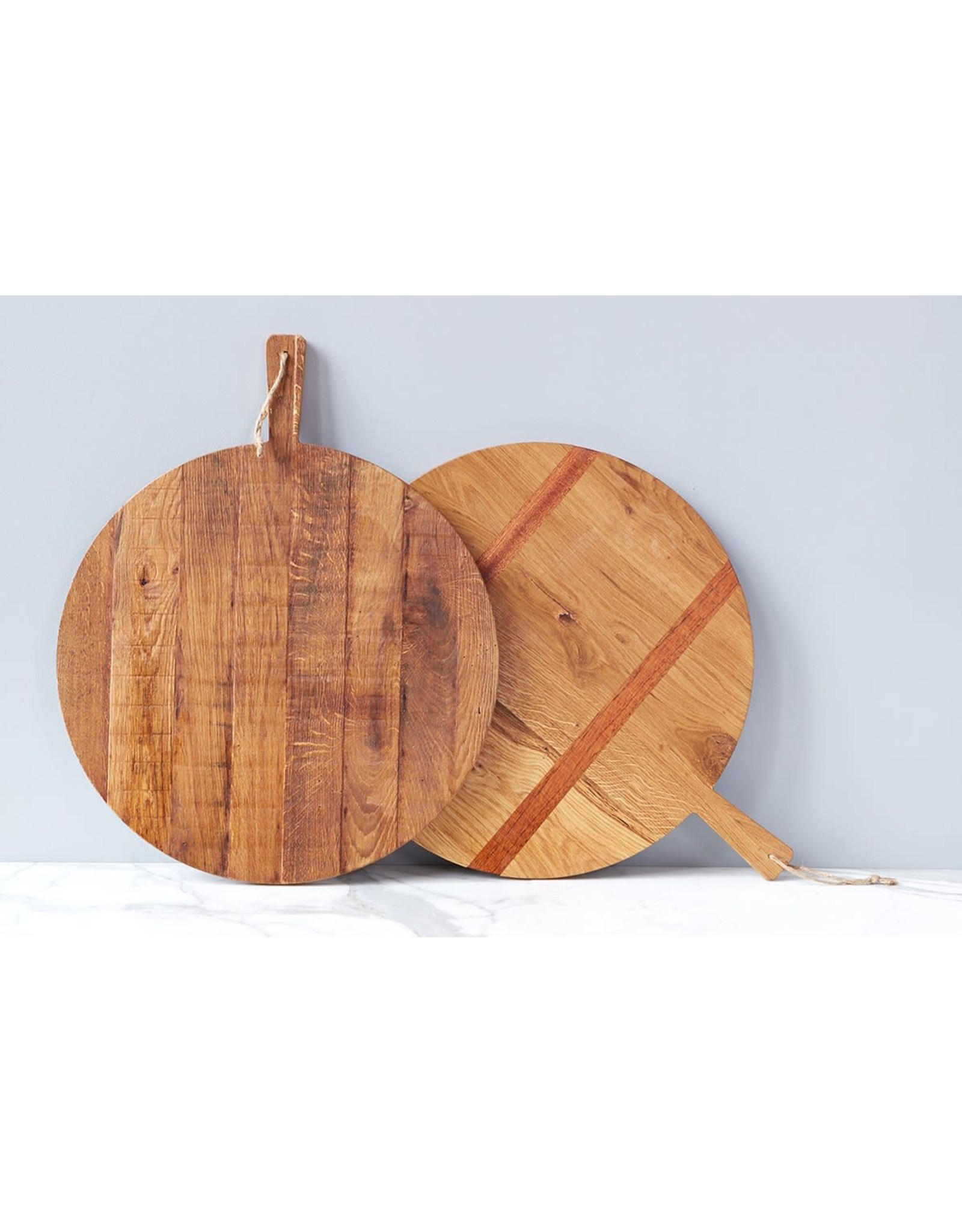 Round Oak Charcuterie Board, Large