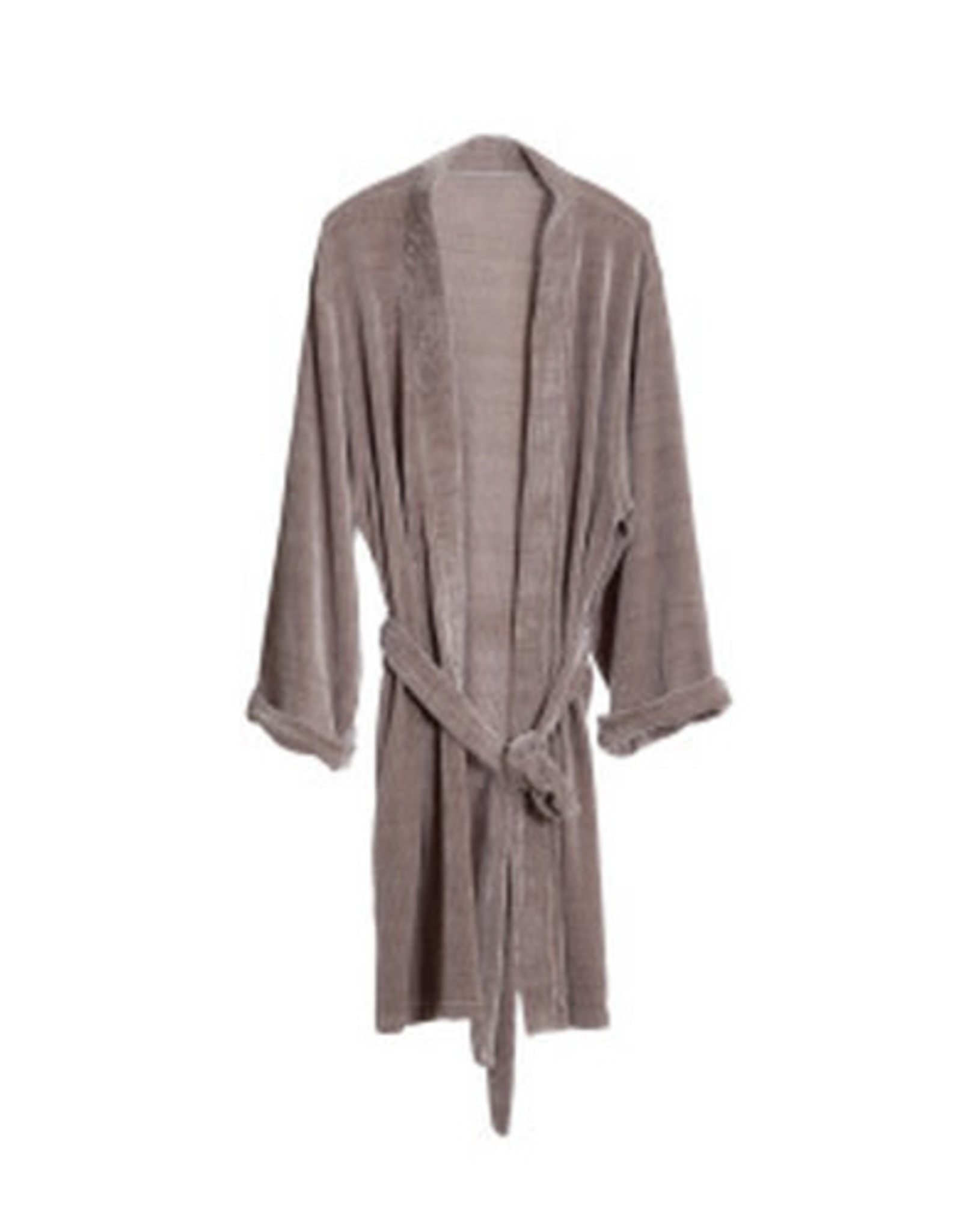 Velour Bath Robe - Grey