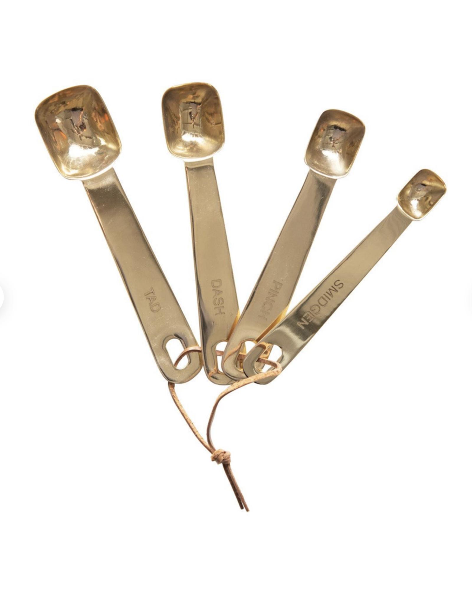 Measuring Spoons,  Brass Finish