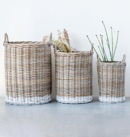 Natural Rattan Basket w/ handles