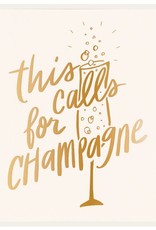 This Calls For Champagne Card
