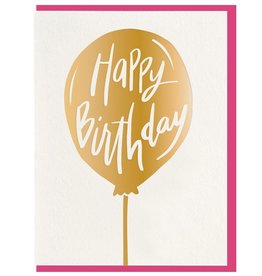 Balloon Birthday - Foil Card