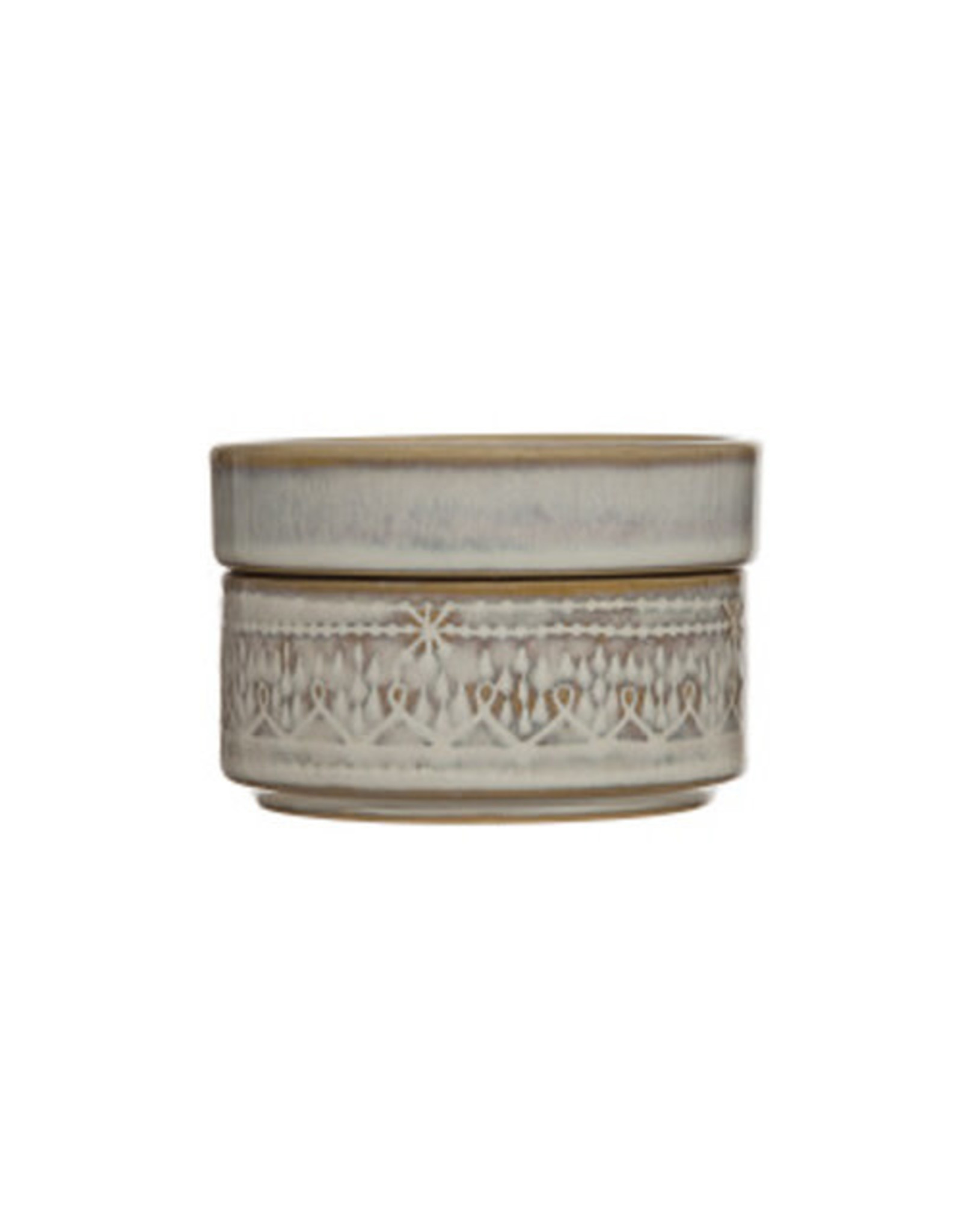 Stackable Dish - White Glaze