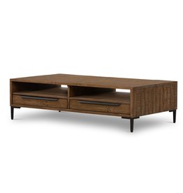 Wyeth Coffee Table, Rustic Sandalwood