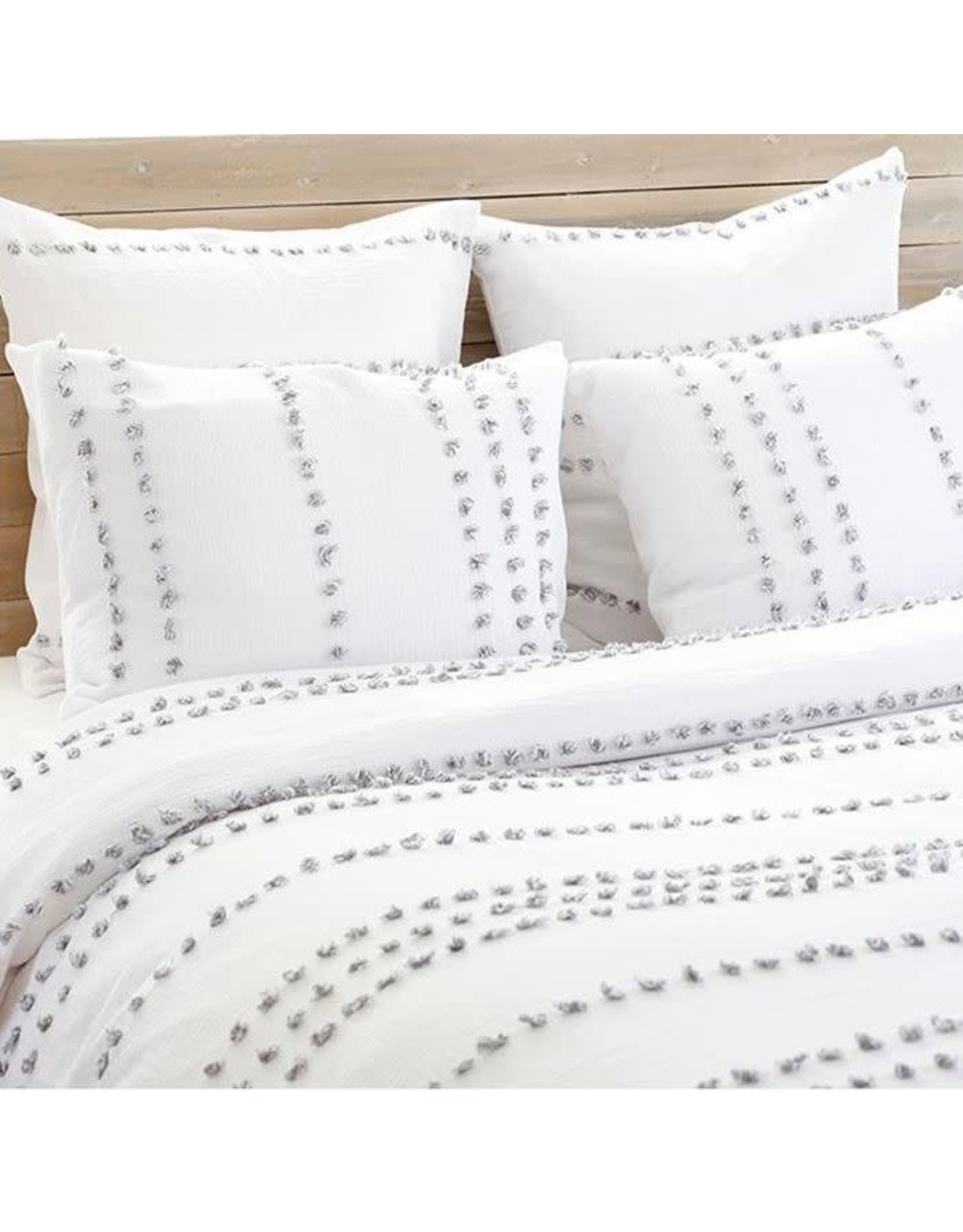 Poppy Blanket Set - Grey - King