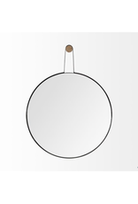 Collie Black Metal Framed Mirror